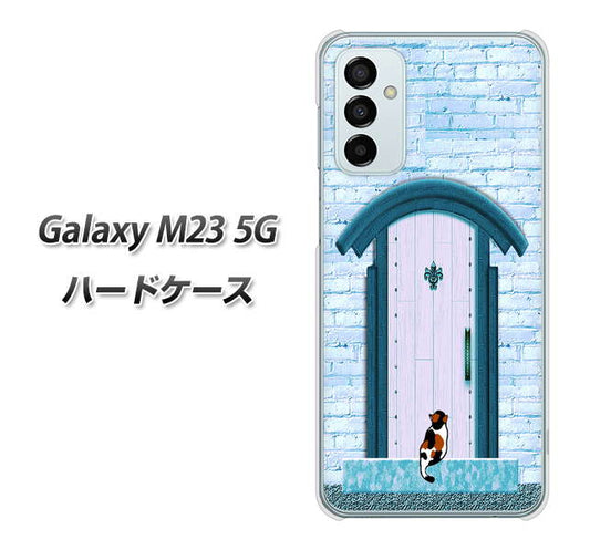 Galaxy M23 5G 高画質仕上げ 背面印刷 ハードケース【YA953 石ドア03 素材クリア】