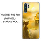 docomo HUAWEI（ファーウェイ） P30 Pro HW-02L 高画質仕上げ 背面印刷 ハードケース【400 たそがれの猫】