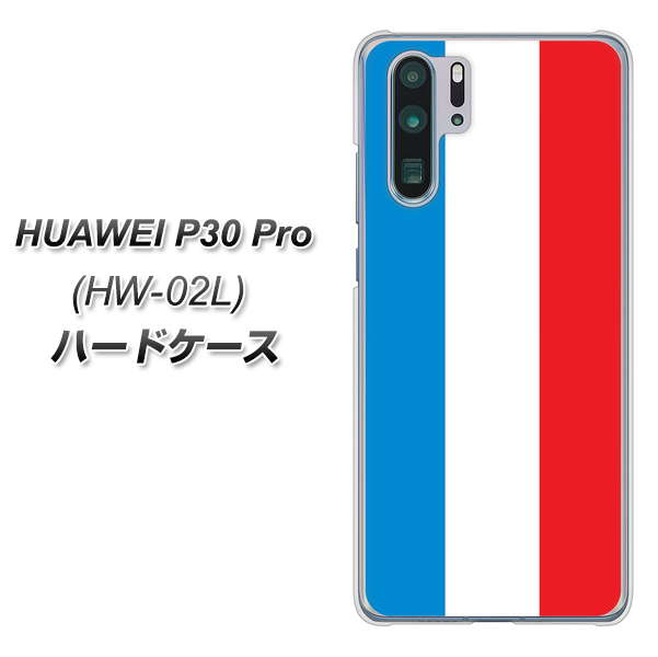 docomo HUAWEI（ファーウェイ） P30 Pro HW-02L 高画質仕上げ 背面印刷 ハードケース【673 フランス】