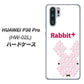 docomo HUAWEI（ファーウェイ） P30 Pro HW-02L 高画質仕上げ 背面印刷 ハードケース【IA802  Rabbit＋】