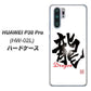 docomo HUAWEI（ファーウェイ） P30 Pro HW-02L 高画質仕上げ 背面印刷 ハードケース【OE804 龍ノ書】