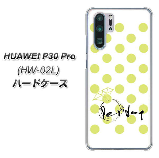 docomo HUAWEI（ファーウェイ） P30 Pro HW-02L 高画質仕上げ 背面印刷 ハードケース【OE817 8月ペリシンプル】