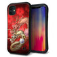 iPhone11 スマホケース 「SEA Grip」 グリップケース Sライン 【1004 桜と龍】 UV印刷