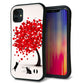 iPhone11 スマホケース 「SEA Grip」 グリップケース Sライン 【EK915 二匹のネコとハートの木】 UV印刷