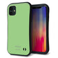 iPhone11 スマホケース 「SEA Grip」 グリップケース Sライン 【KM898 パステルカラー(パステルグリーン)】 UV印刷
