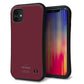 iPhone11 スマホケース 「SEA Grip」 グリップケース Sライン 【KM919 レトロカラー(バーガンディー)】 UV印刷