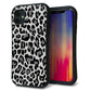 iPhone11 スマホケース 「SEA Grip」 グリップケース Sライン 【MA817 レオパード × グレー 】 UV印刷
