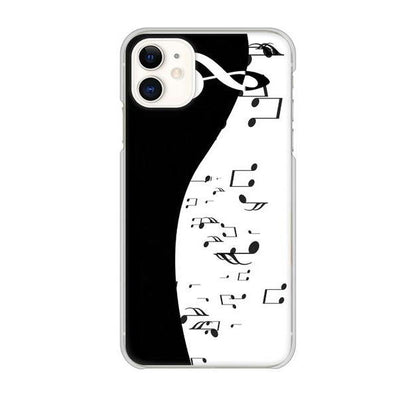 iPhone 11 高画質仕上げ 背面印刷 ハードケース 音符
