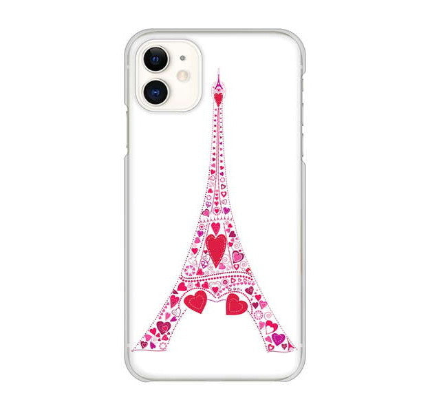 iPhone 11 高画質仕上げ 背面印刷 ハードケース LOVE フランス