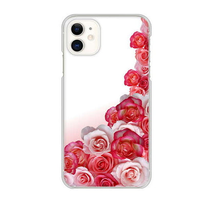iPhone 11 高画質仕上げ 背面印刷 ハードケース ロマンチックなバラ