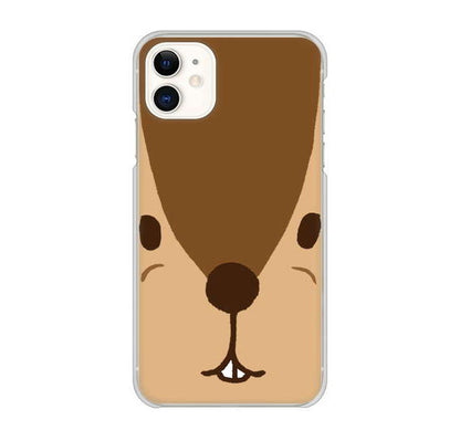 iPhone 11 高画質仕上げ 背面印刷 ハードケース ドアップアニマル