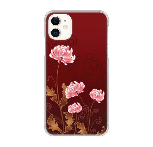 iPhone 11 高画質仕上げ 背面印刷 ハードケース 【375 優美な菊】
