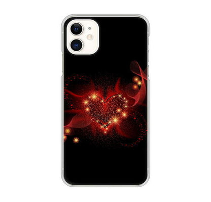 iPhone 11 高画質仕上げ 背面印刷 ハードケース きらめきハート