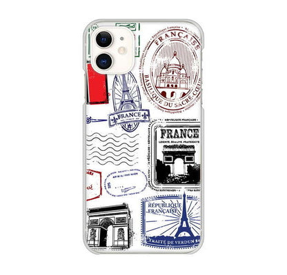 iPhone 11 高画質仕上げ 背面印刷 ハードケース LOVE フランス