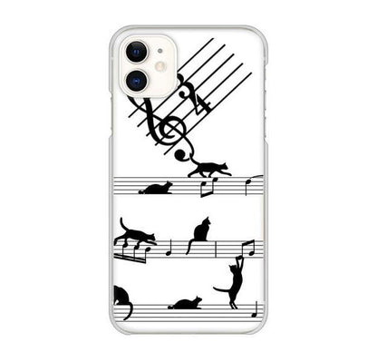 iPhone 11 高画質仕上げ 背面印刷 ハードケース 音符