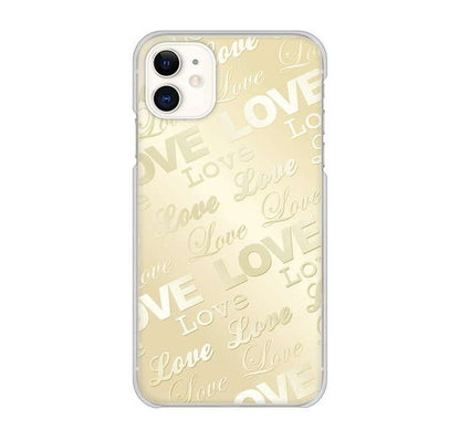 iPhone 11 高画質仕上げ 背面印刷 ハードケース エンボス風LOVEリンク