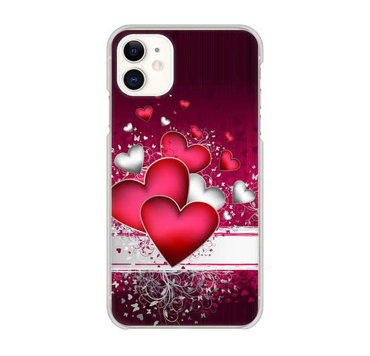 iPhone 11 高画質仕上げ 背面印刷 ハードケース 【VA835 ハートの息吹】