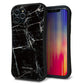 iPhone11 Pro スマホケース 「SEA Grip」 グリップケース Sライン 【KM867 大理石BK】 UV印刷
