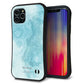 iPhone11 Pro スマホケース 「SEA Grip」 グリップケース Sライン 【KM868 大理石BL】 UV印刷