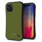 iPhone11 Pro スマホケース 「SEA Grip」 グリップケース Sライン 【KM916 レトロカラー(カーキ)】 UV印刷
