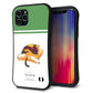 iPhone11 Pro スマホケース 「SEA Grip」 グリップケース Sライン 【KM963 あずき】 UV印刷