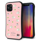iPhone11 Pro スマホケース 「SEA Grip」 グリップケース Sライン 【NA802 アムロサンドイッチプリント Aピンク】 UV印刷
