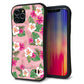 iPhone11 Pro スマホケース 「SEA Grip」 グリップケース Sライン 【SC882 ハワイアンアロハレトロ ピンク】 UV印刷