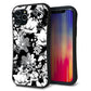 iPhone11 Pro スマホケース 「SEA Grip」 グリップケース Sライン 【SC913 花柄モノトーン 02】 UV印刷