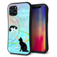 iPhone11 Pro スマホケース 「SEA Grip」 グリップケース Sライン 【YJ329 魔法陣猫 キラキラ パステル 】 UV印刷