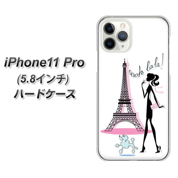 iPhone11 Pro (5.8インチ) 高画質仕上げ 背面印刷 ハードケース【377 エレガント】