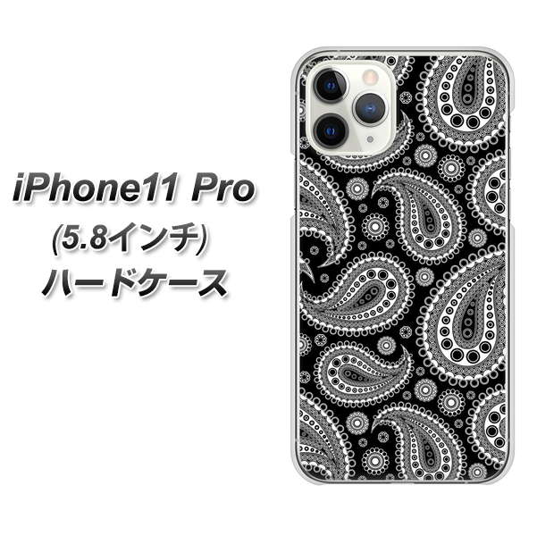 iPhone11 Pro (5.8インチ) 高画質仕上げ 背面印刷 ハードケース【421 ベイズリー】