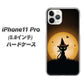 iPhone11 Pro (5.8インチ) 高画質仕上げ 背面印刷 ハードケース【440 猫の魔法使い】