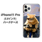 iPhone11 Pro (5.8インチ) 高画質仕上げ 背面印刷 ハードケース【595 にゃんとサイクル】