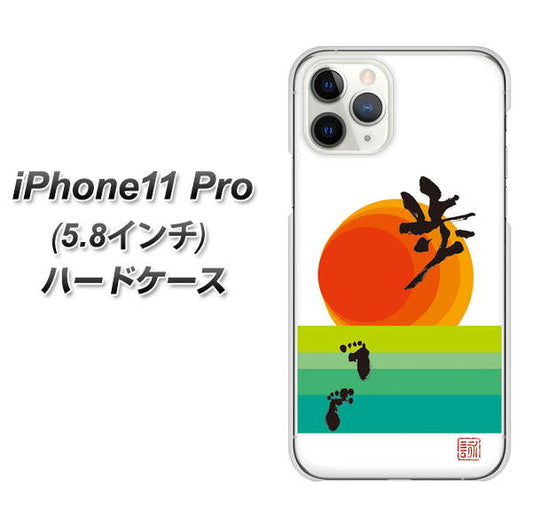 iPhone11 Pro (5.8インチ) 高画質仕上げ 背面印刷 ハードケース【OE809 歩ム】