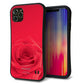 iPhone11 Pro Max スマホケース 「SEA Grip」 グリップケース Sライン 【395 赤いバラ】 UV印刷