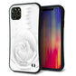 iPhone11 Pro Max スマホケース 「SEA Grip」 グリップケース Sライン 【402 ホワイトRose】 UV印刷