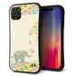 iPhone11 Pro Max スマホケース 「SEA Grip」 グリップケース Sライン 【1039 お散歩ゾウさん】 UV印刷