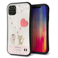 iPhone11 Pro Max スマホケース 「SEA Grip」 グリップケース Sライン 【1104 クラフト写真 ネコ (ハートM) 】 UV印刷