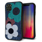 iPhone11 Pro Max スマホケース 「SEA Grip」 グリップケース Sライン 【EK869 ルーズフラワーinデニム】 UV印刷