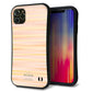 iPhone11 Pro Max スマホケース 「SEA Grip」 グリップケース Sライン 【IB909 グラデーションボーダー_オレンジ】 UV印刷