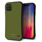 iPhone11 Pro Max スマホケース 「SEA Grip」 グリップケース Sライン 【KM916 レトロカラー(カーキ)】 UV印刷
