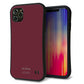 iPhone11 Pro Max スマホケース 「SEA Grip」 グリップケース Sライン 【KM919 レトロカラー(バーガンディー)】 UV印刷