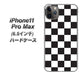 iPhone11 Pro Max　(6.5インチ) 高画質仕上げ 背面印刷 ハードケース【151 フラッグチェック】