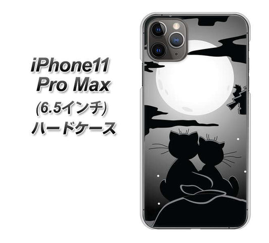 iPhone11 Pro Max　(6.5インチ) 高画質仕上げ 背面印刷 ハードケース【342 月夜の二人】