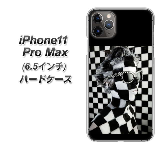 iPhone11 Pro Max　(6.5インチ) 高画質仕上げ 背面印刷 ハードケース【357 bk&wh】