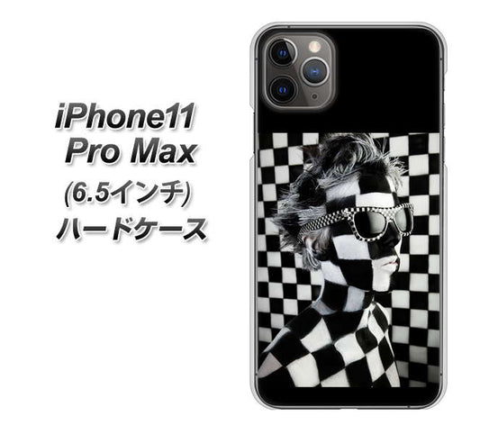 iPhone11 Pro Max　(6.5インチ) 高画質仕上げ 背面印刷 ハードケース【357 bk&wh】