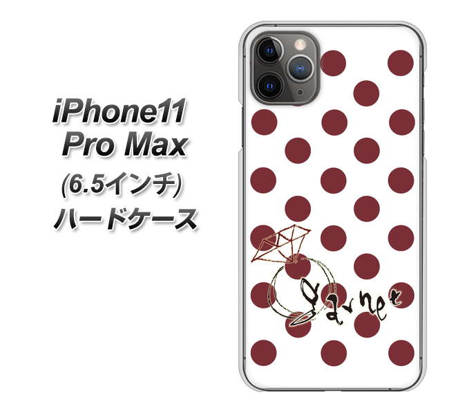iPhone11 Pro Max　(6.5インチ) 高画質仕上げ 背面印刷 ハードケース【OE810 1月ガーネット】