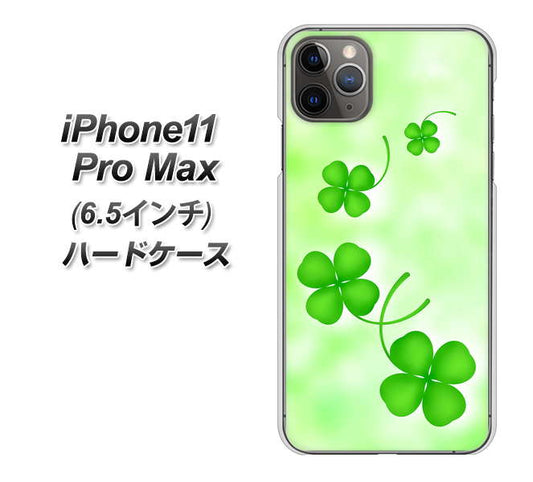 iPhone11 Pro Max　(6.5インチ) 高画質仕上げ 背面印刷 ハードケース【VA819 まいおりる幸運】