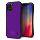 iPhone12 スマホケース 「SEA Grip」 グリップケース Sライン 【KM909 ポップカラー(パープル)】 UV印刷