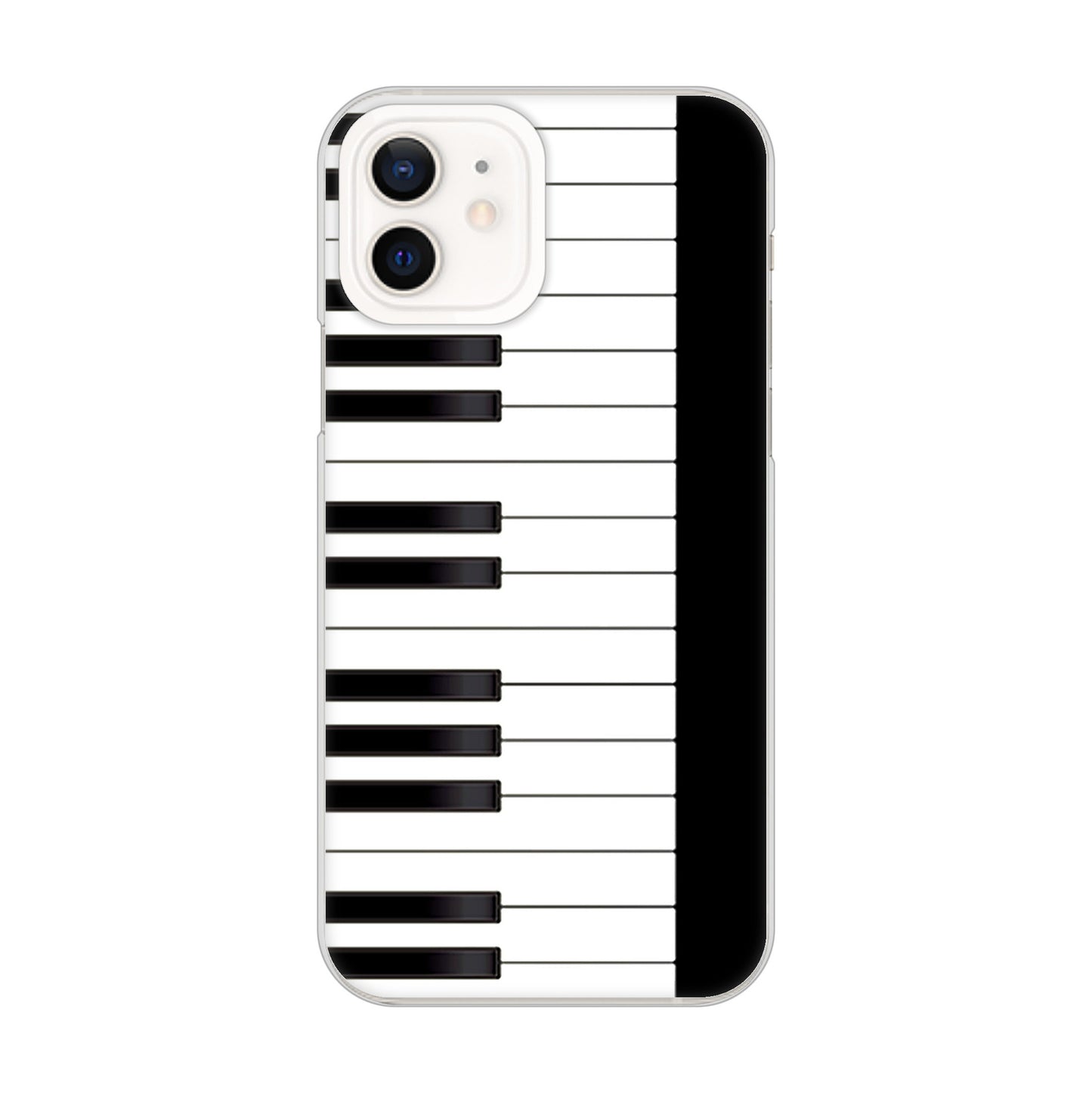 iPhone12 高画質仕上げ 背面印刷 ハードケース ピアノ